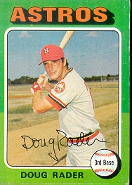 1975 Topps Baseball Cards      165     Doug Rader
